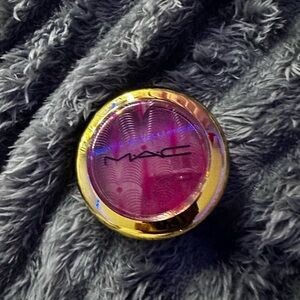 MAC Cosmetics Pink Blush Compact with Gold Trim